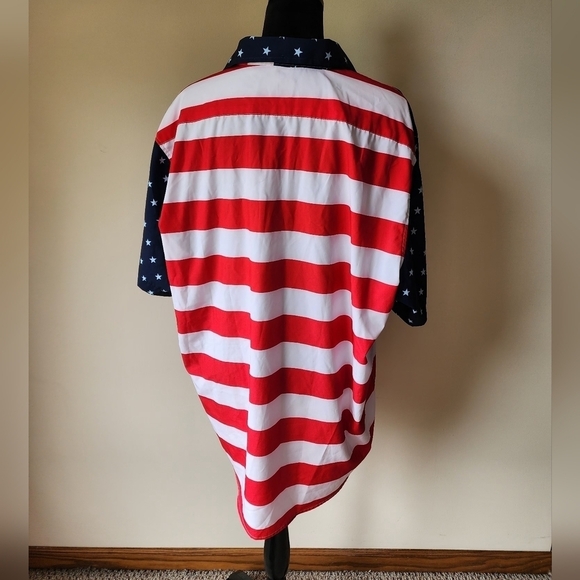 Euow Men's Hawaiian Shirt Short Sleeve Button Down Print Size XXL. - Picture 2 of 6